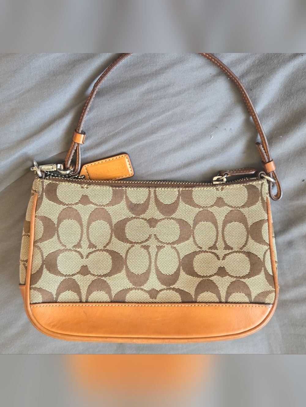 Coach Demi Vintage Coach Signature Demi Baguette Bag, Style #6094 - Y2K Era